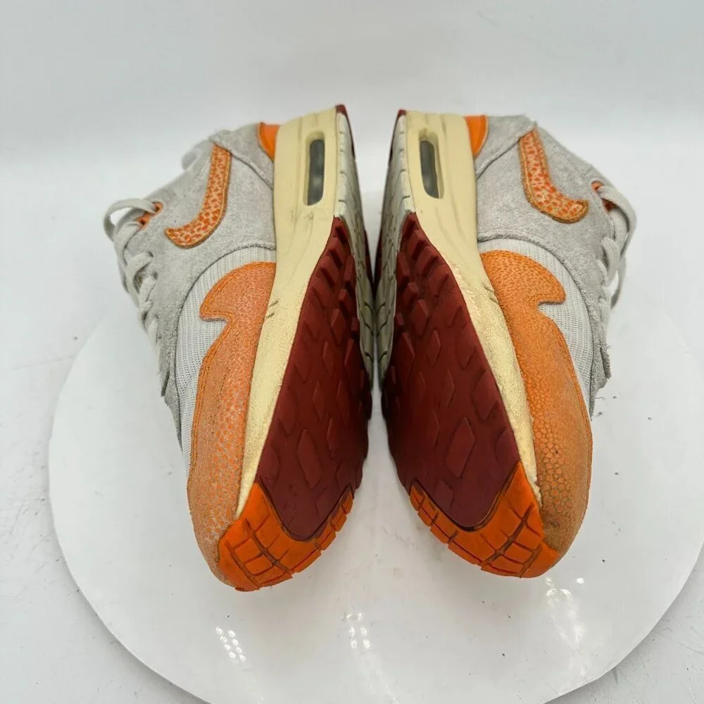 Nike Air Max 1 Master Women Size 9.5 DZ4709-001 Magma Orange Suede Training Shoe